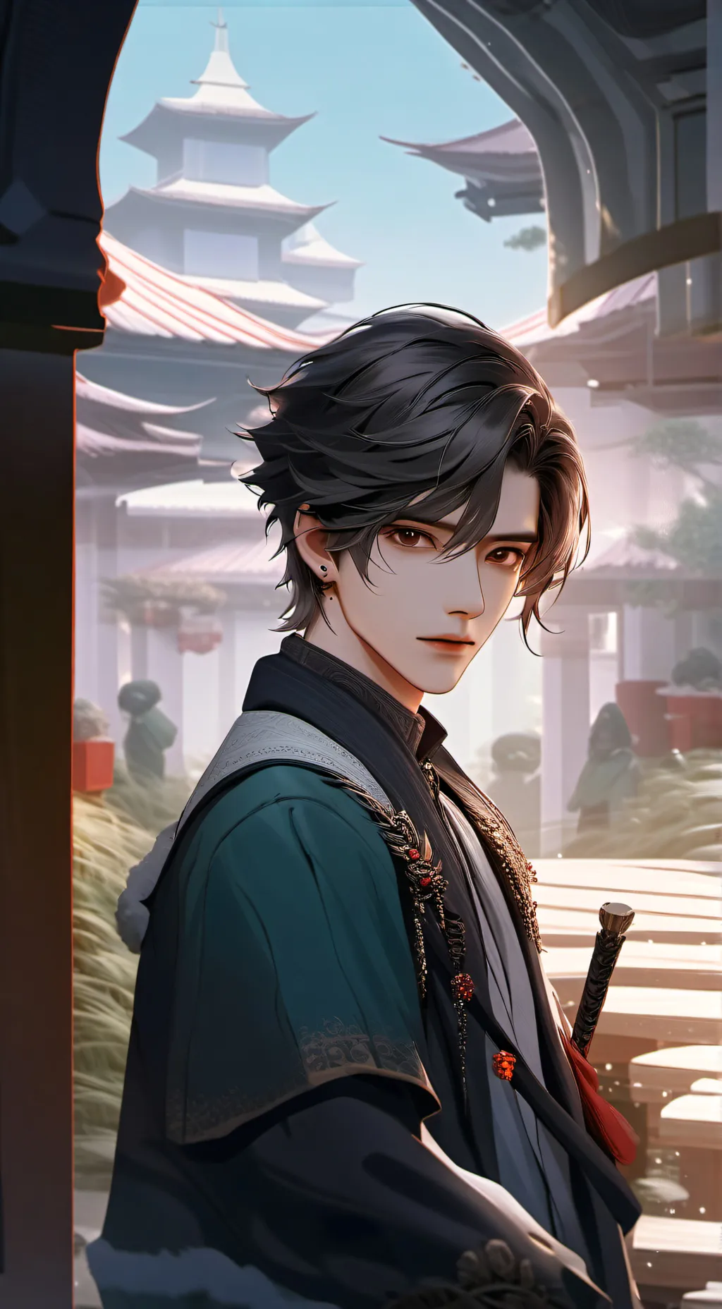 ai character: Sebastián 💥😎 background