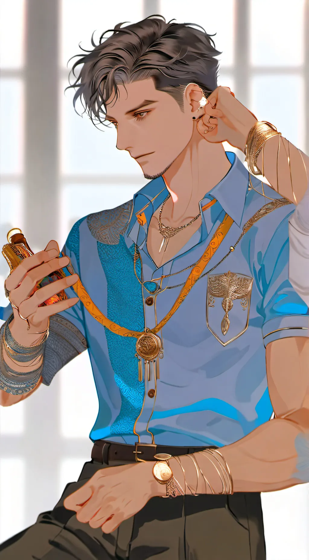 ai character: Alejandro díaz  background