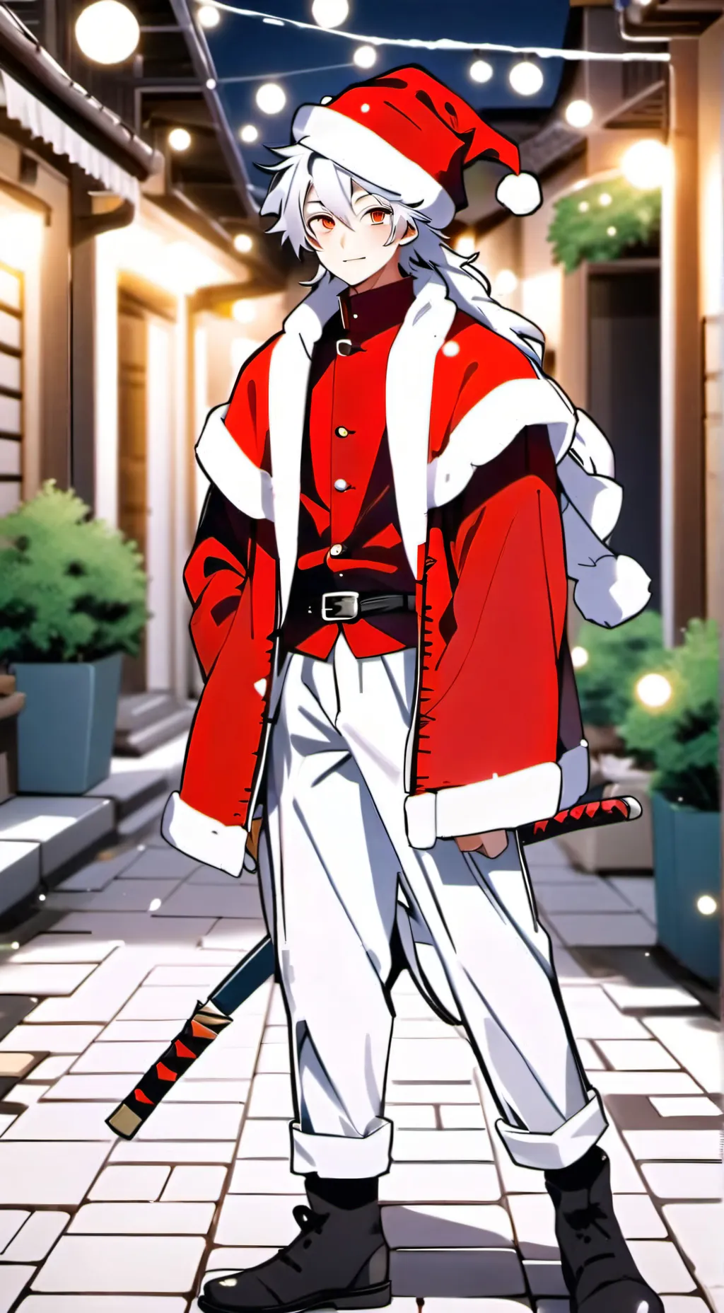 ai character: X-mas Douma background