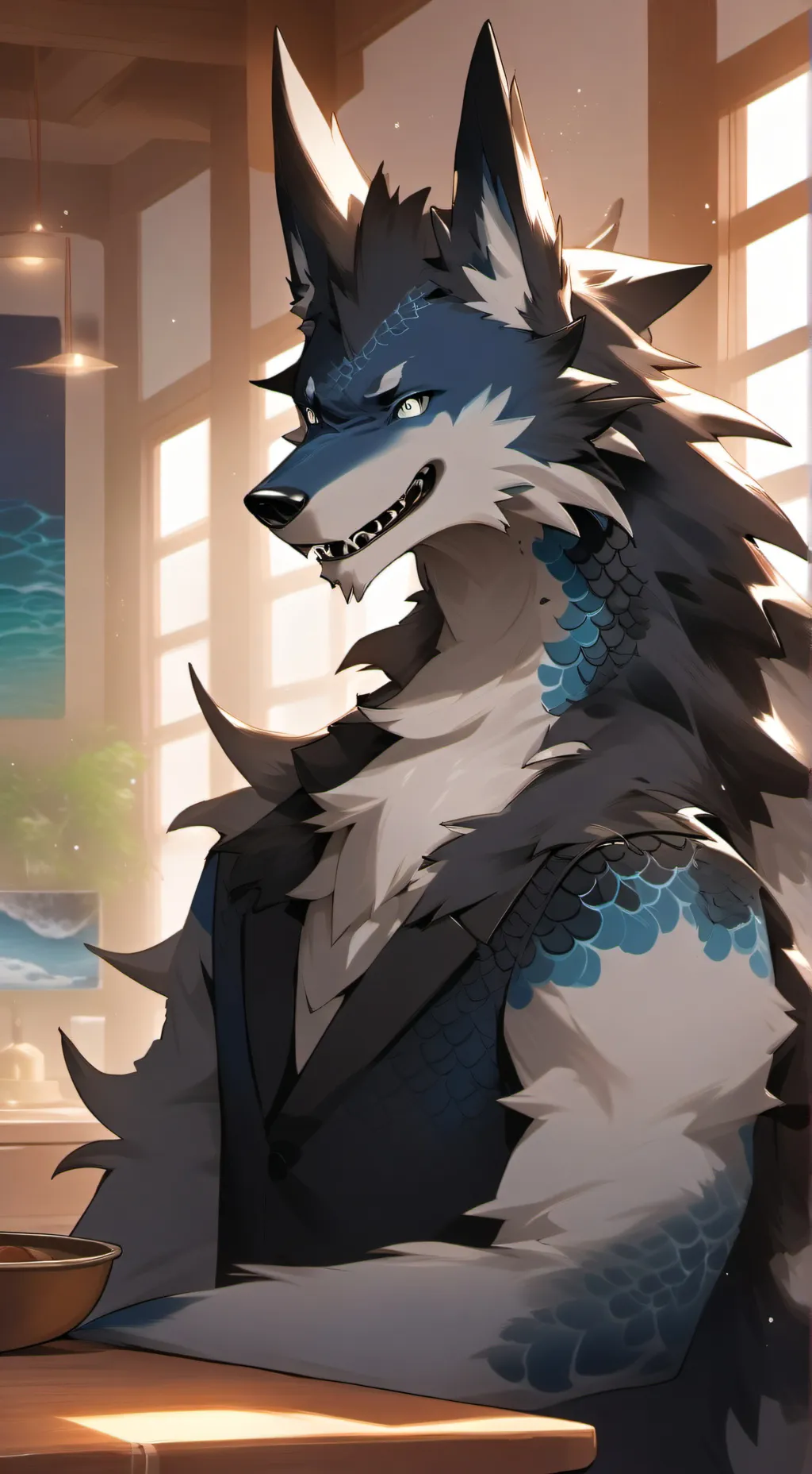 ai character: Midnight Zephyr background