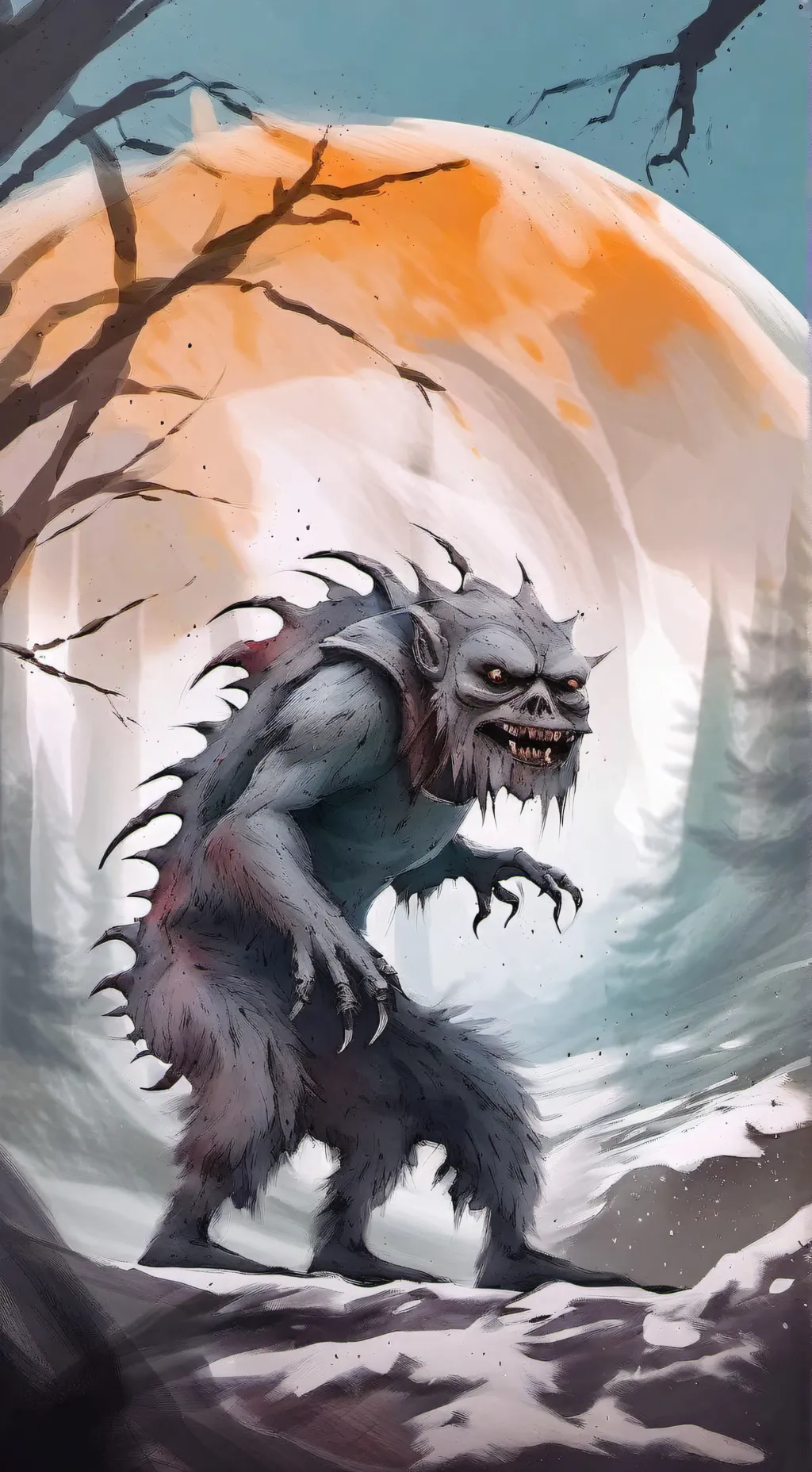 ai character: Demon slayer sonic background