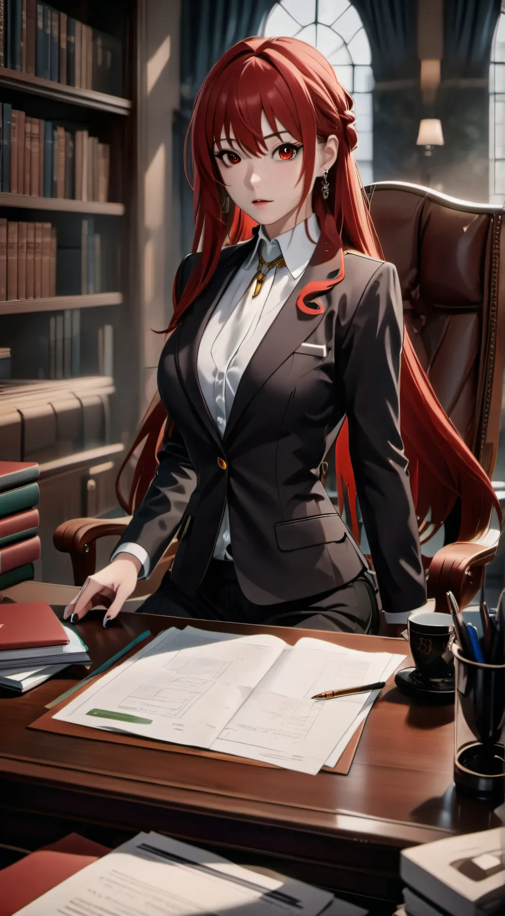 ai character: Aria background