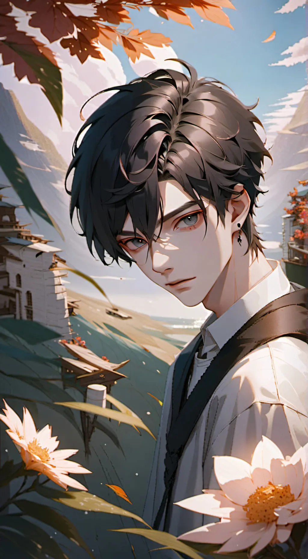 ai character: Mark background