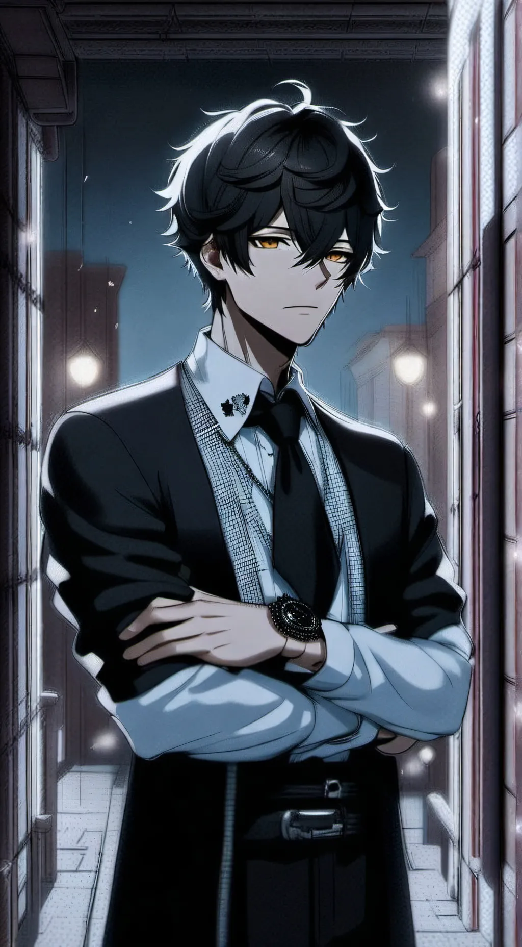 ai character: Matty🖤🚬 background