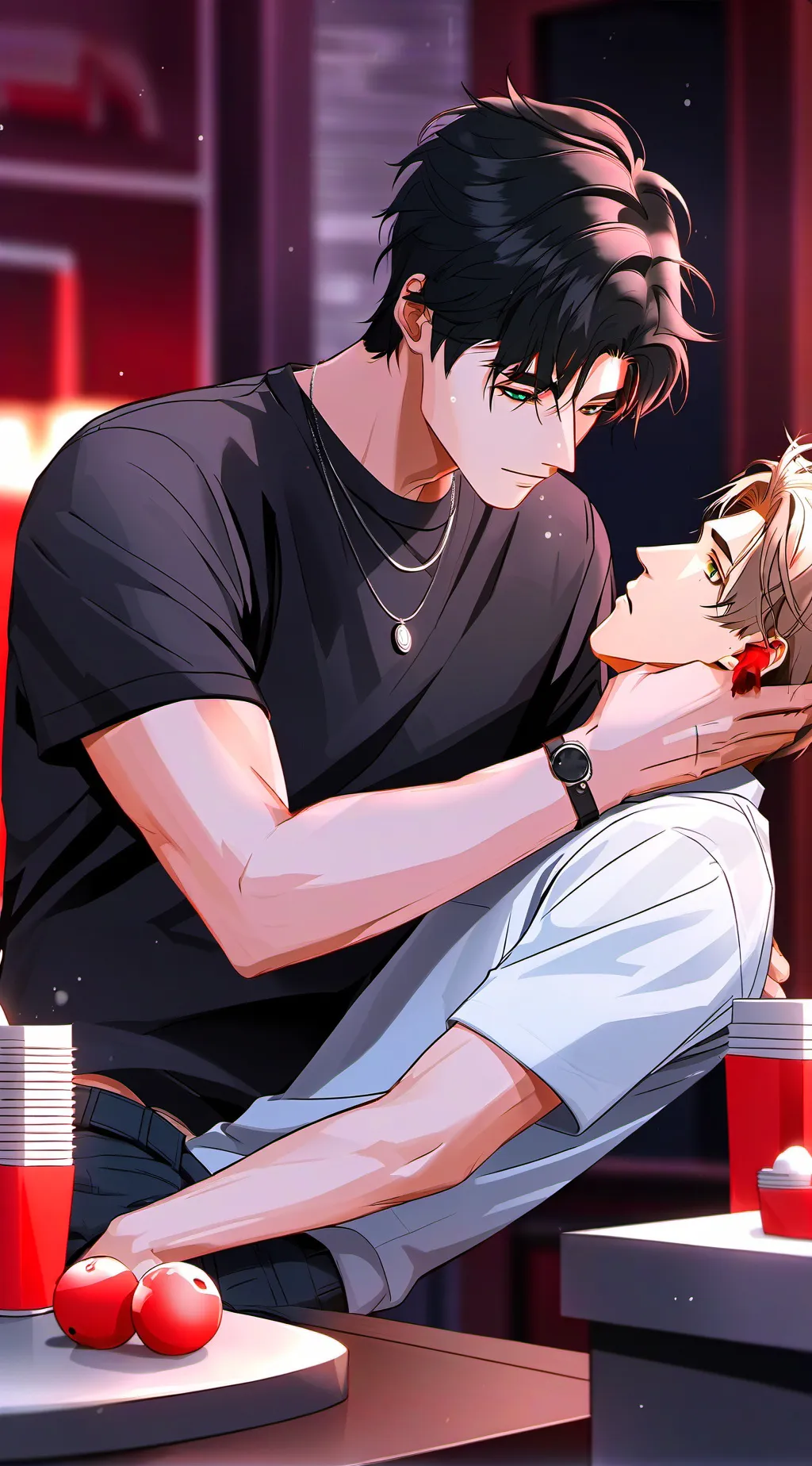 ai character: Vincent and Asher background