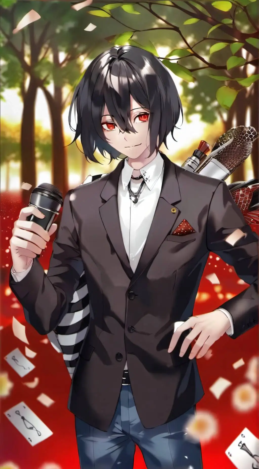 ai character: lusifer morninStar background