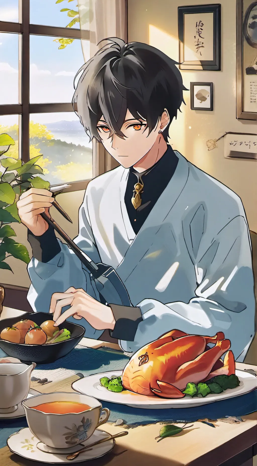 ai character: Ethan background