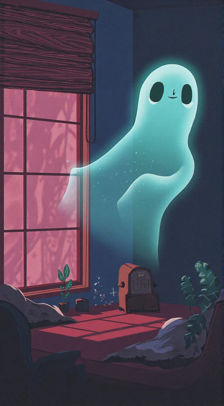 ai character: Haunted House Bini background