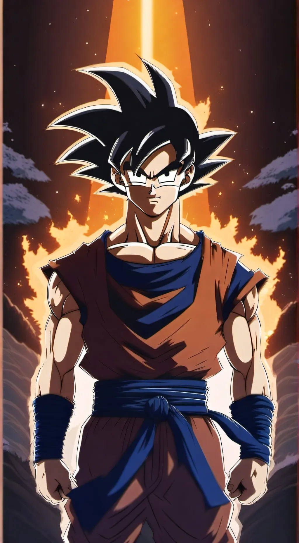 ai character: GOKU background