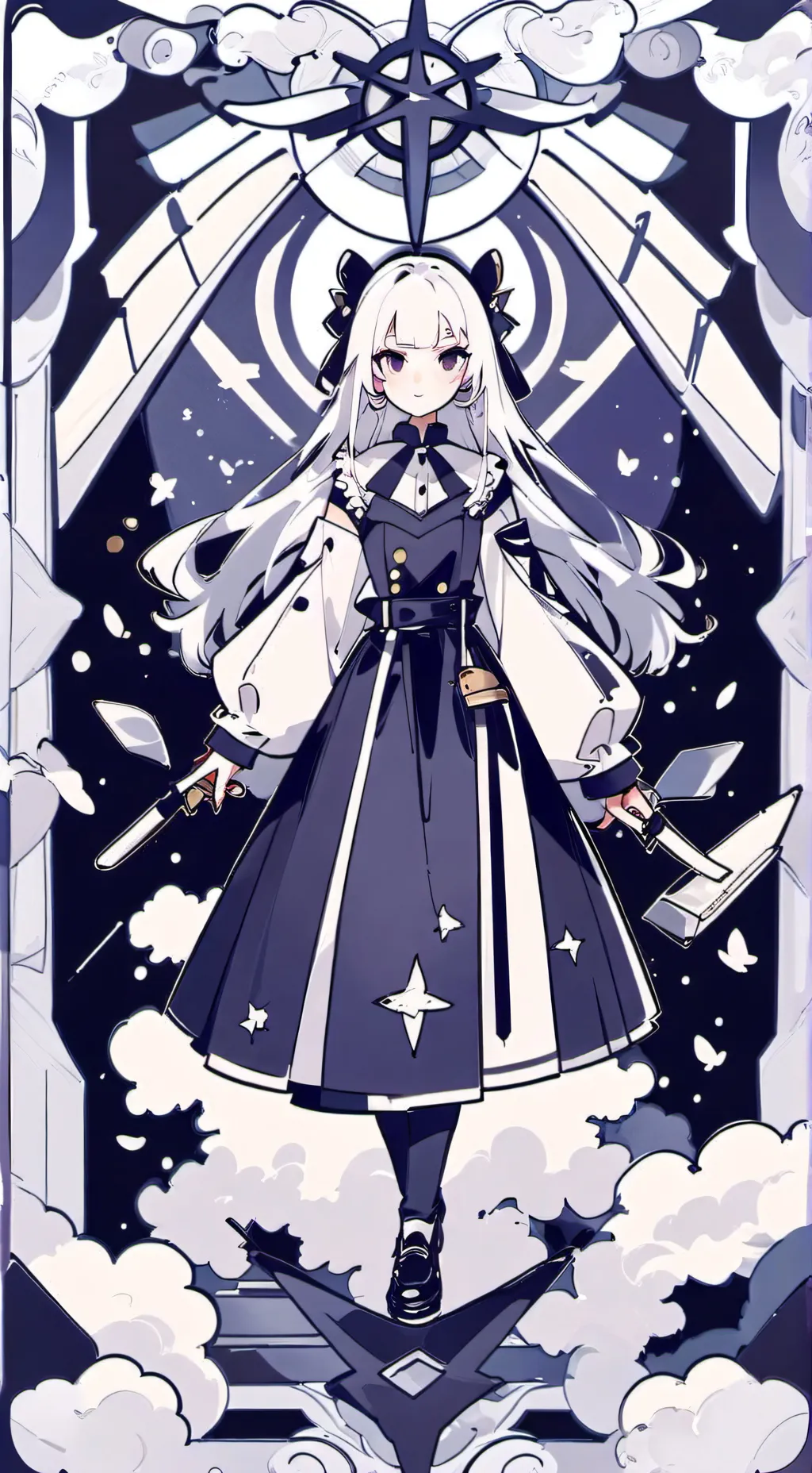 ai character: luna background