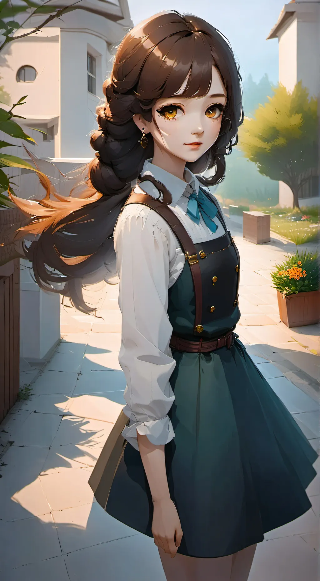 ai character: Zoey background