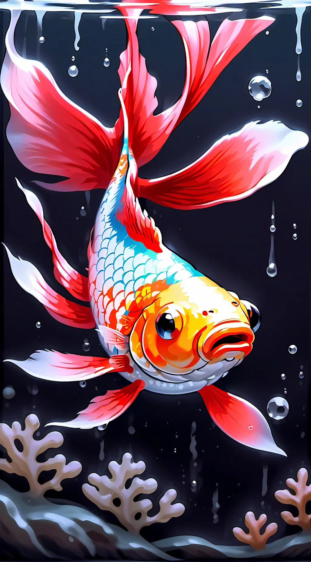 ai character: ColordistantIsland background