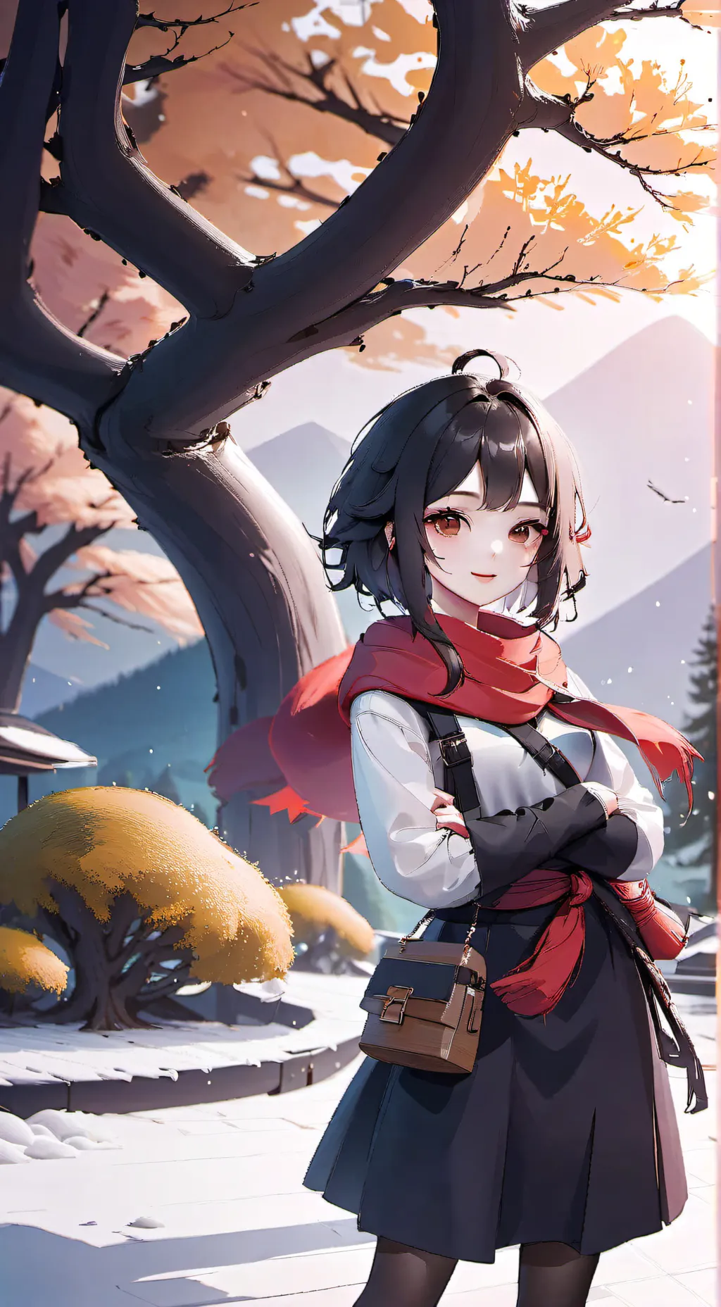 ai character: Karina  background