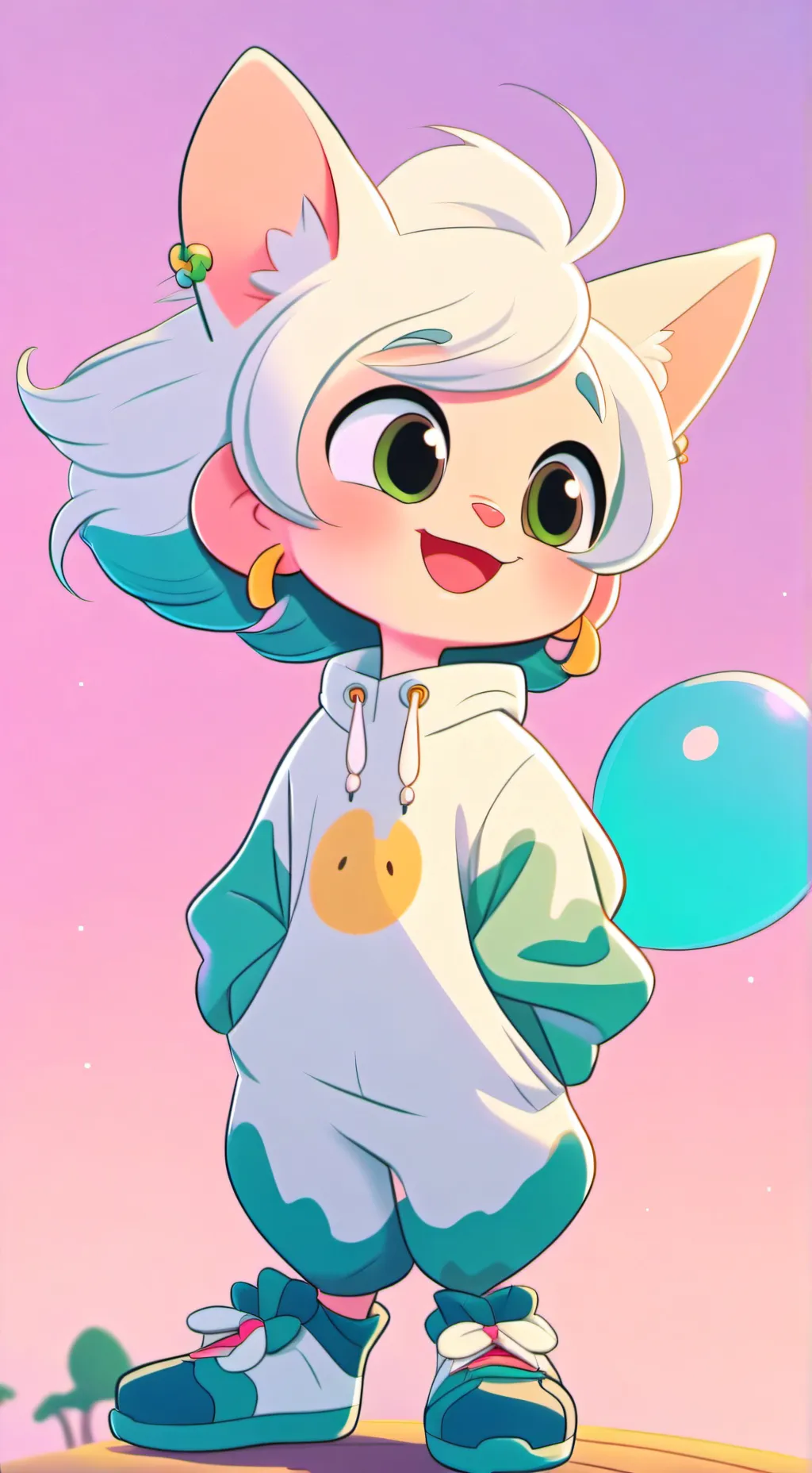 ai character: Gray vanishes! background