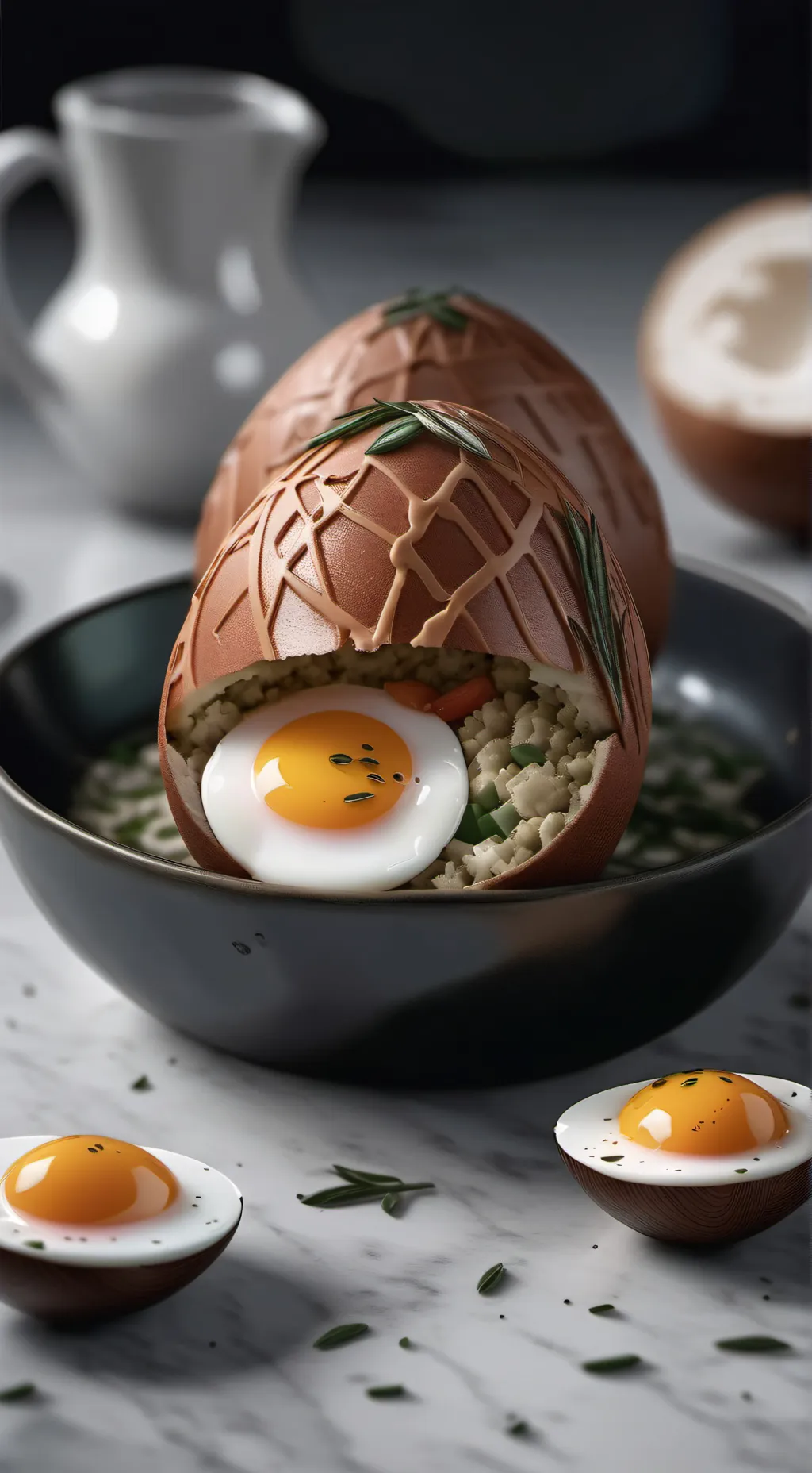 ai character: Huevo🤑 background