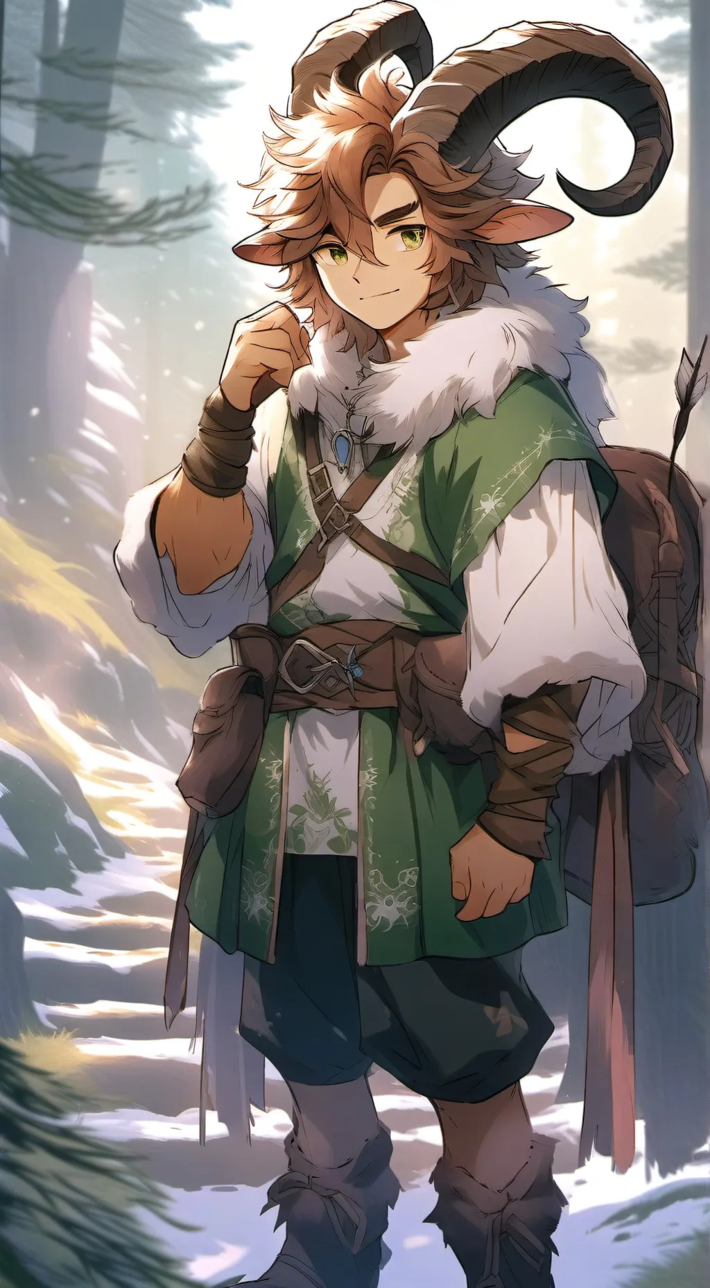 ai character: Victor  background