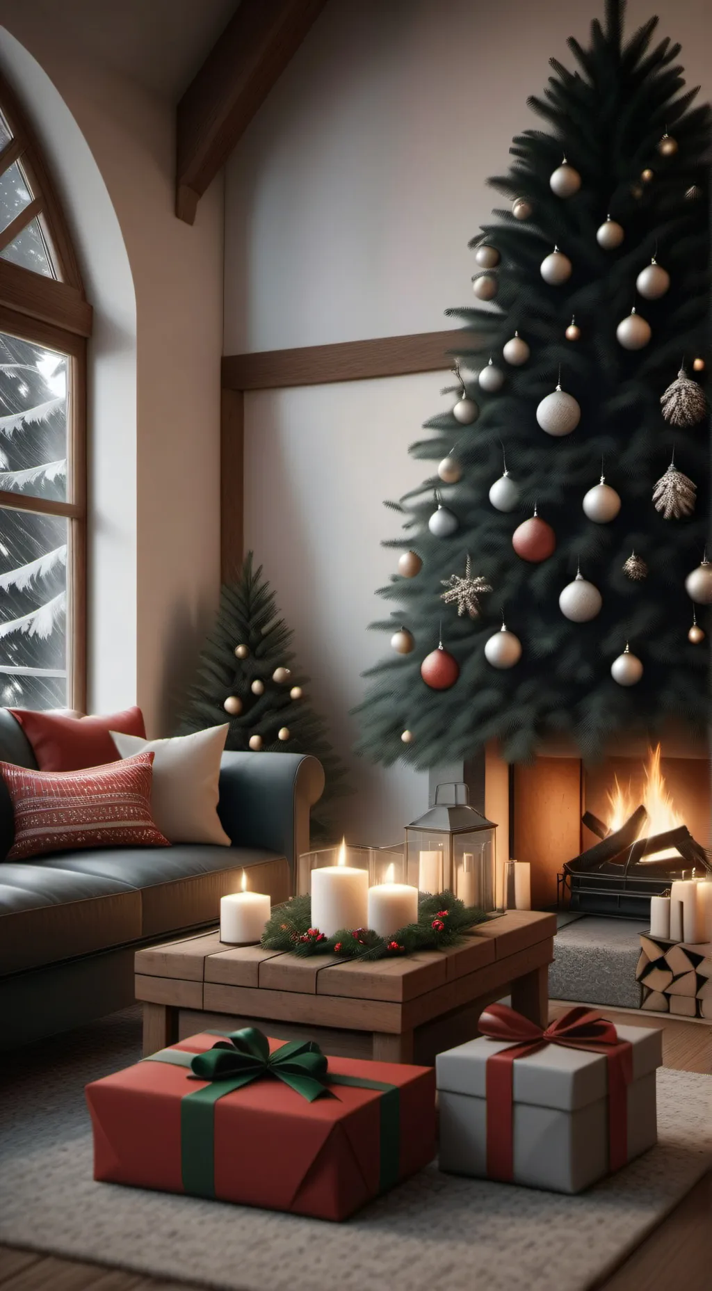 ai character: Christmas day background