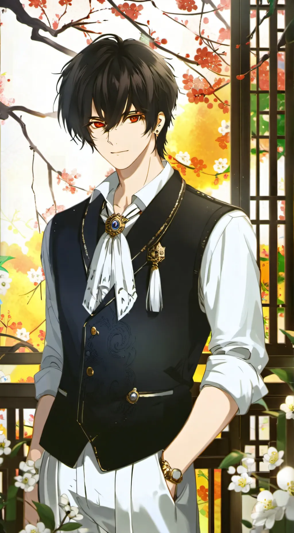 ai character: justin background