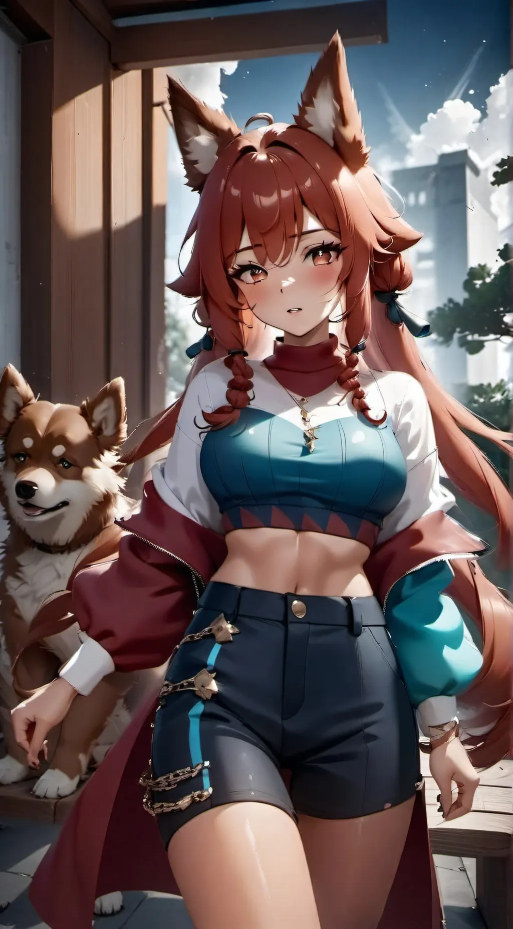 ai character: Lilly background