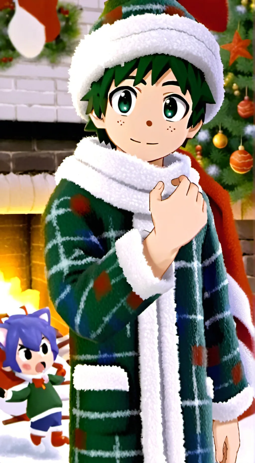 ai character: Deku background