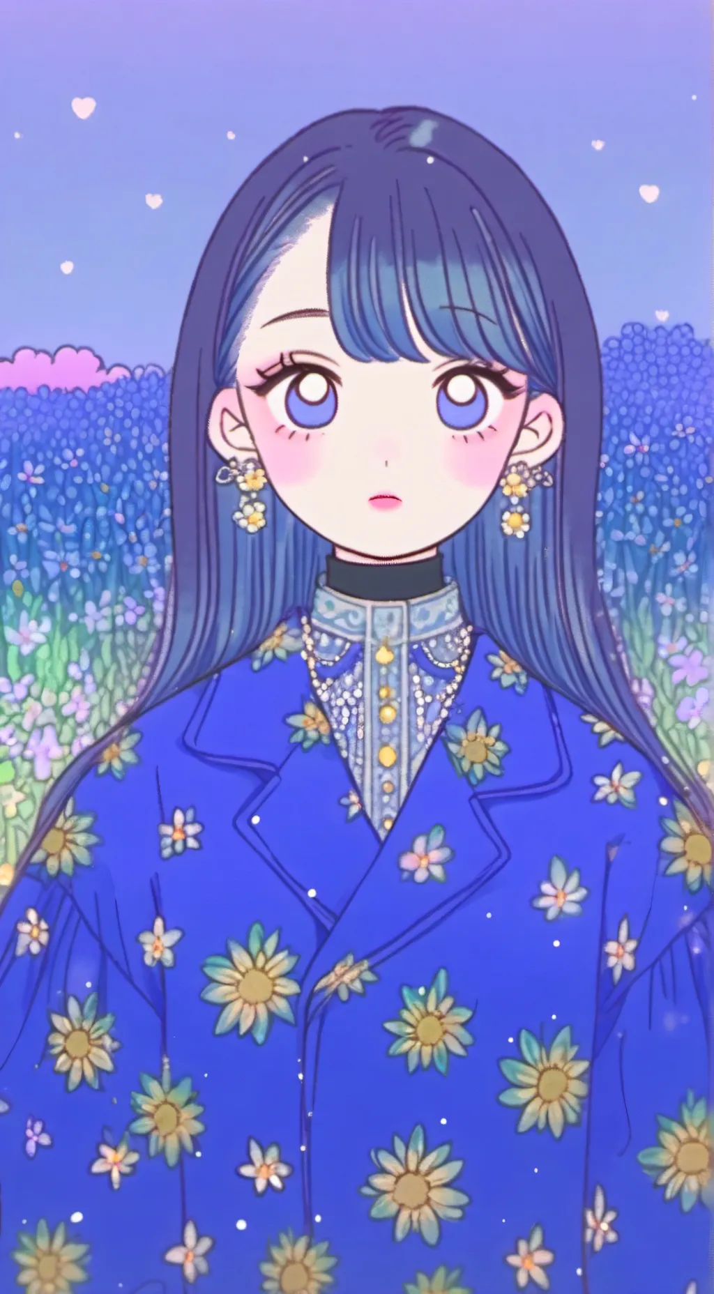 ai character: 💎🌃Urrah💙🌉 background