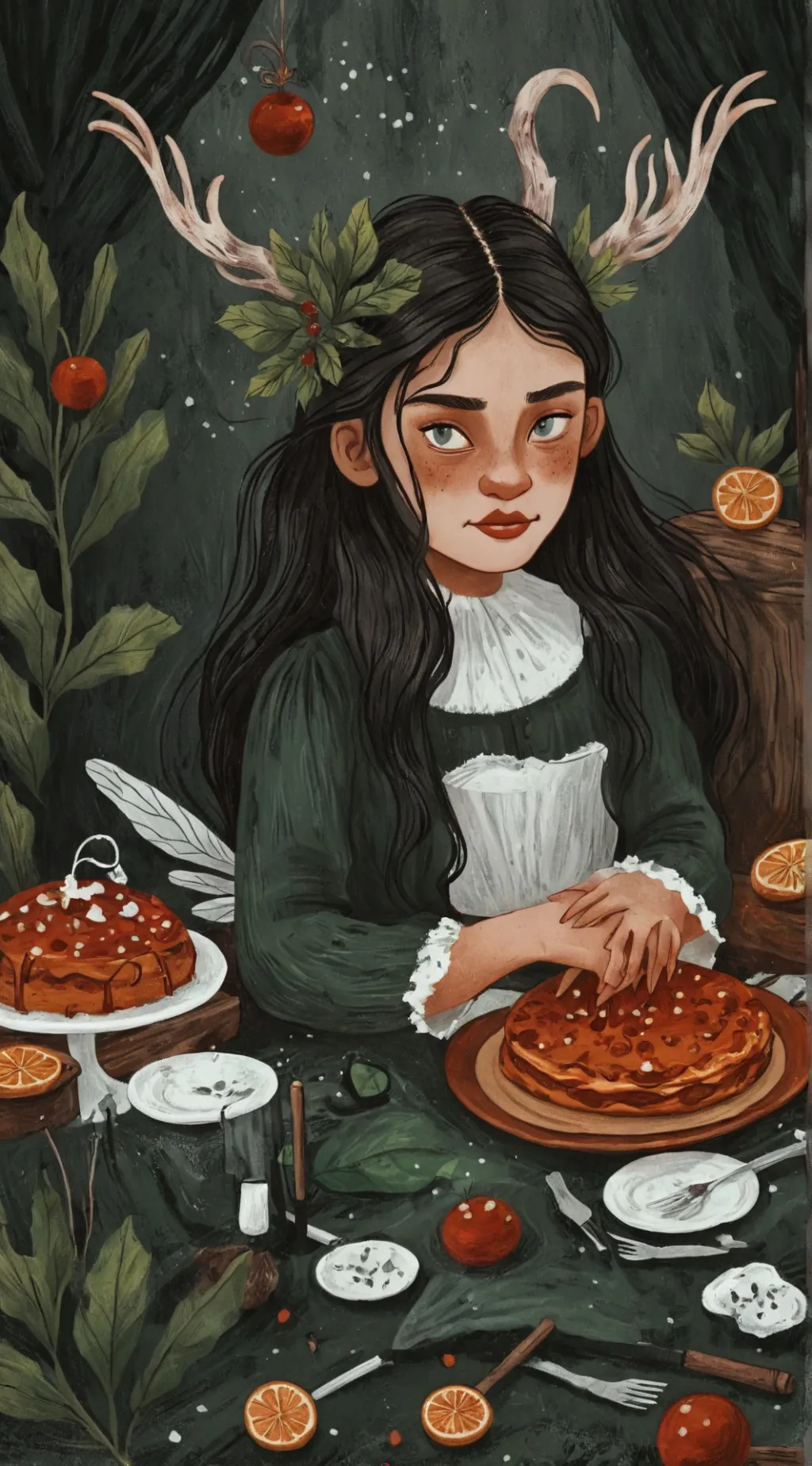 ai character: my friends funeral background