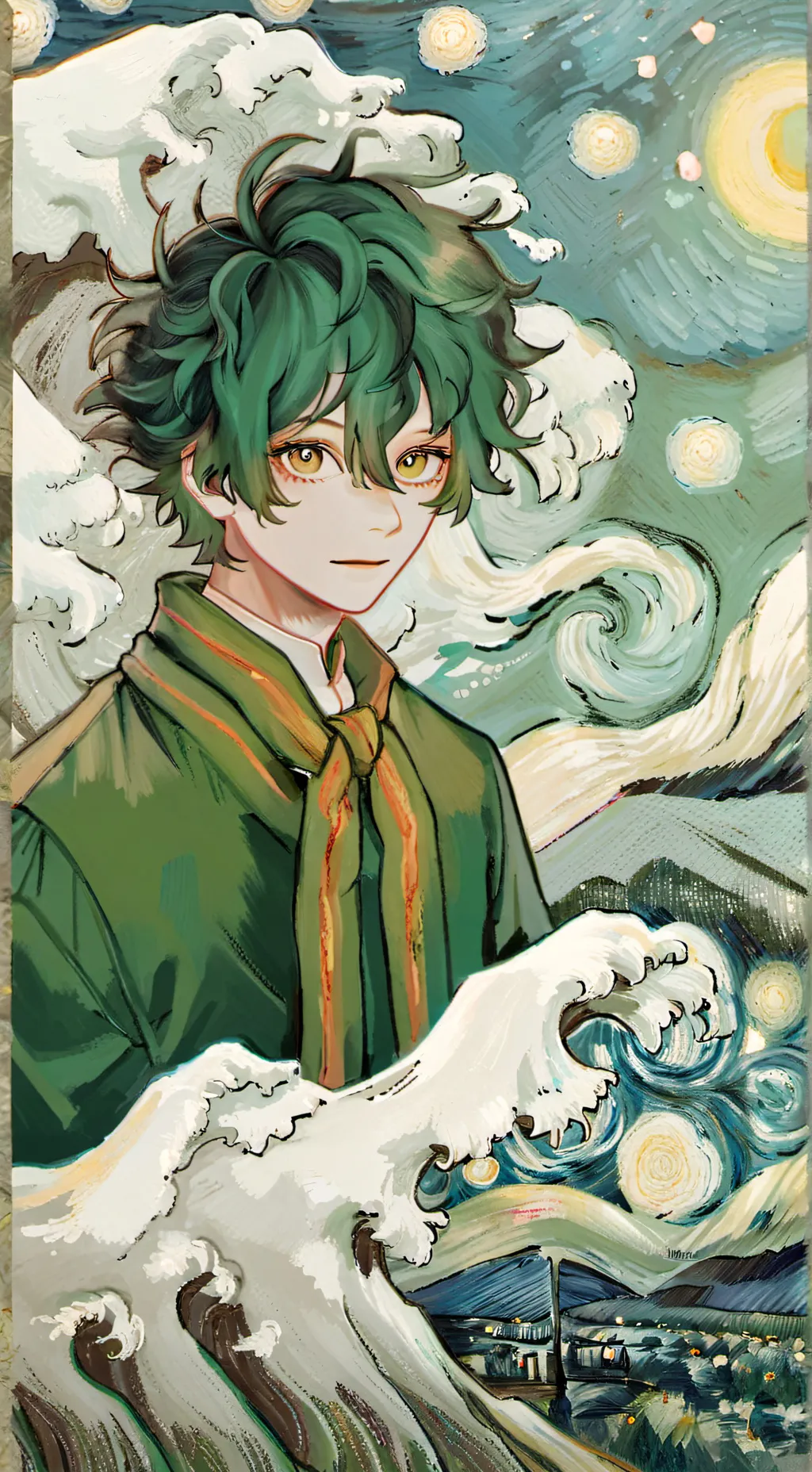 ai character: mha background