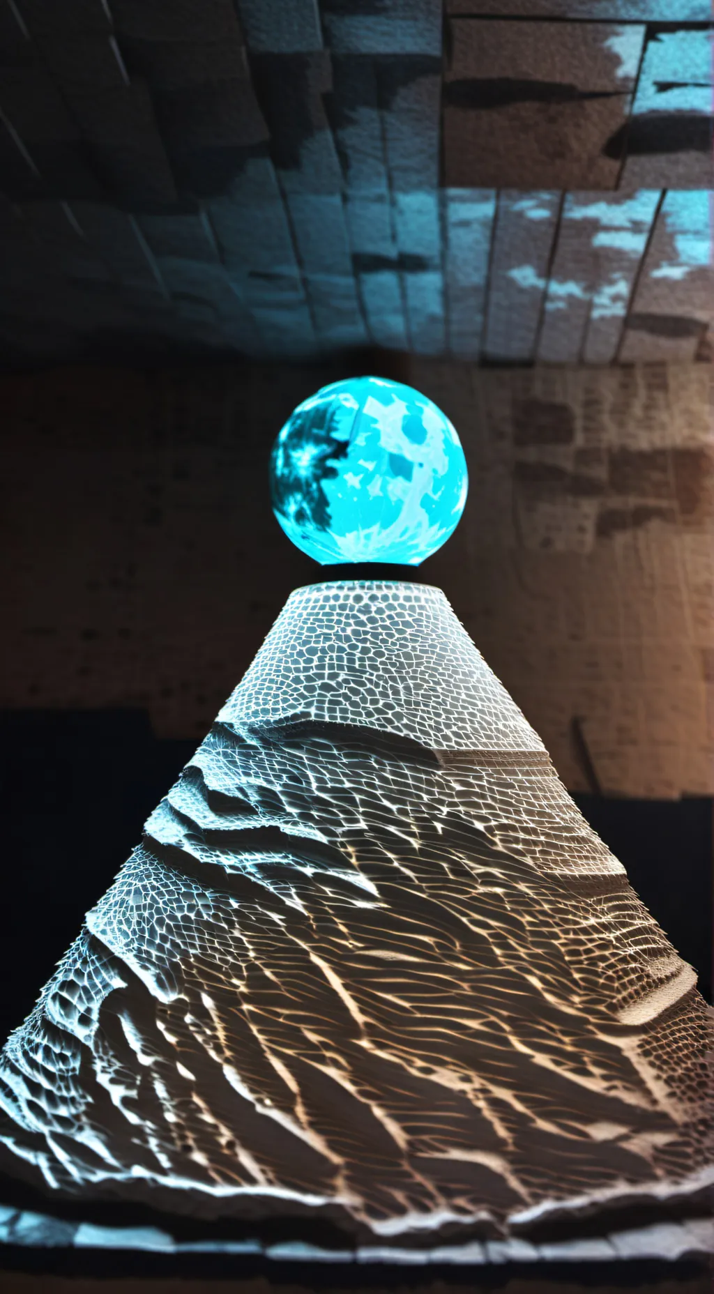 ai character: Luz guia background