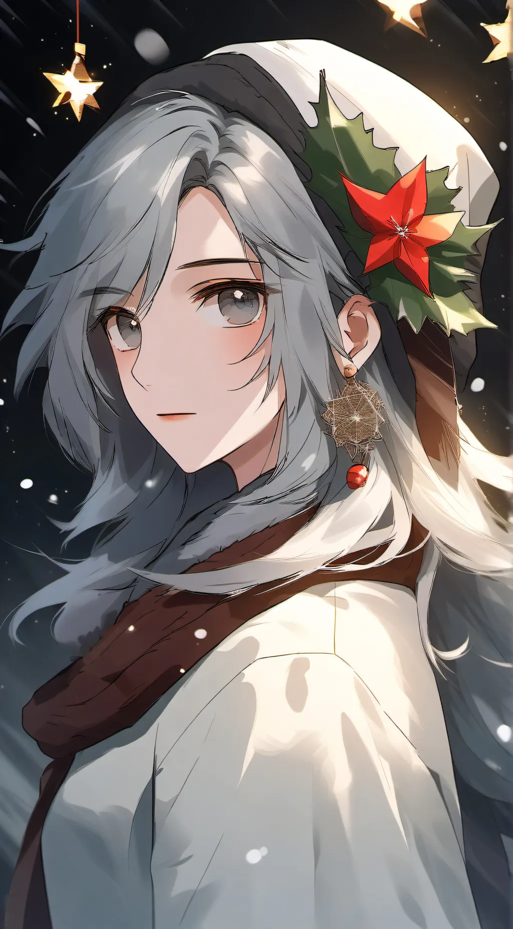 ai character: Christmas background