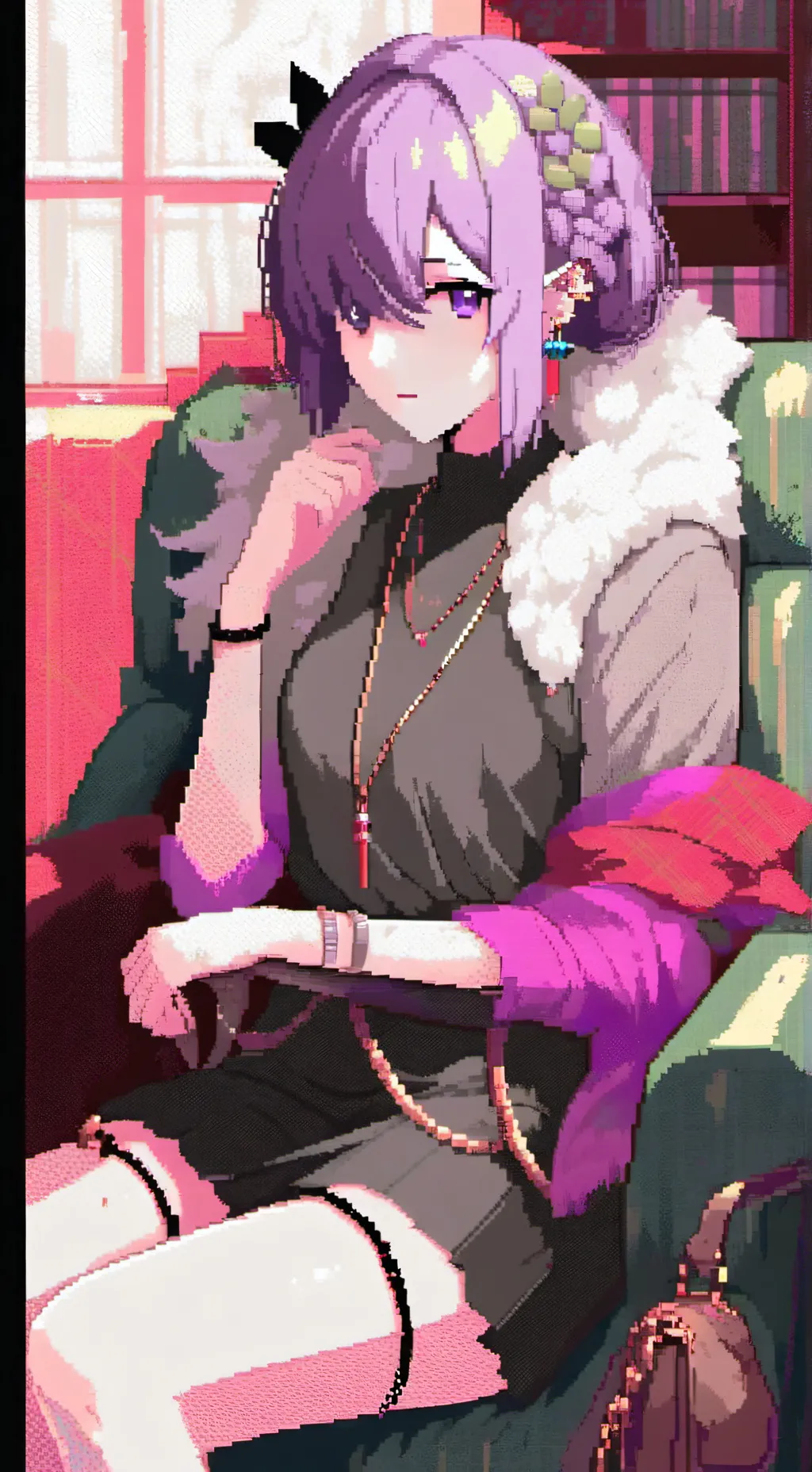 ai character: CashTV background