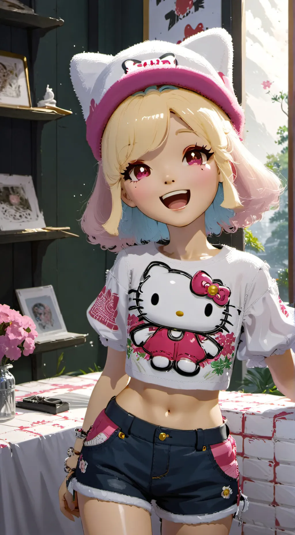 ai character: kat background