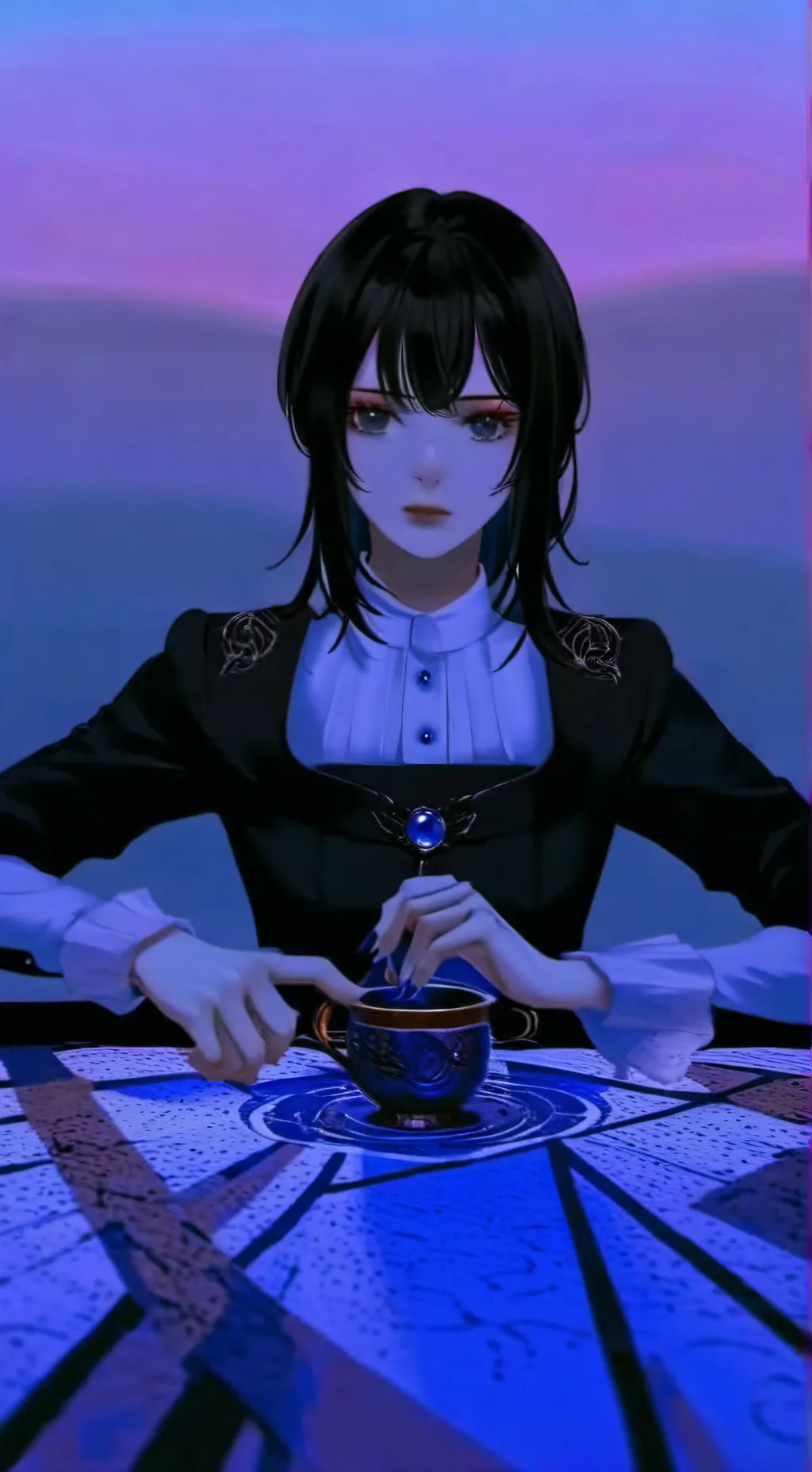 ai character: yandere simuleitor background