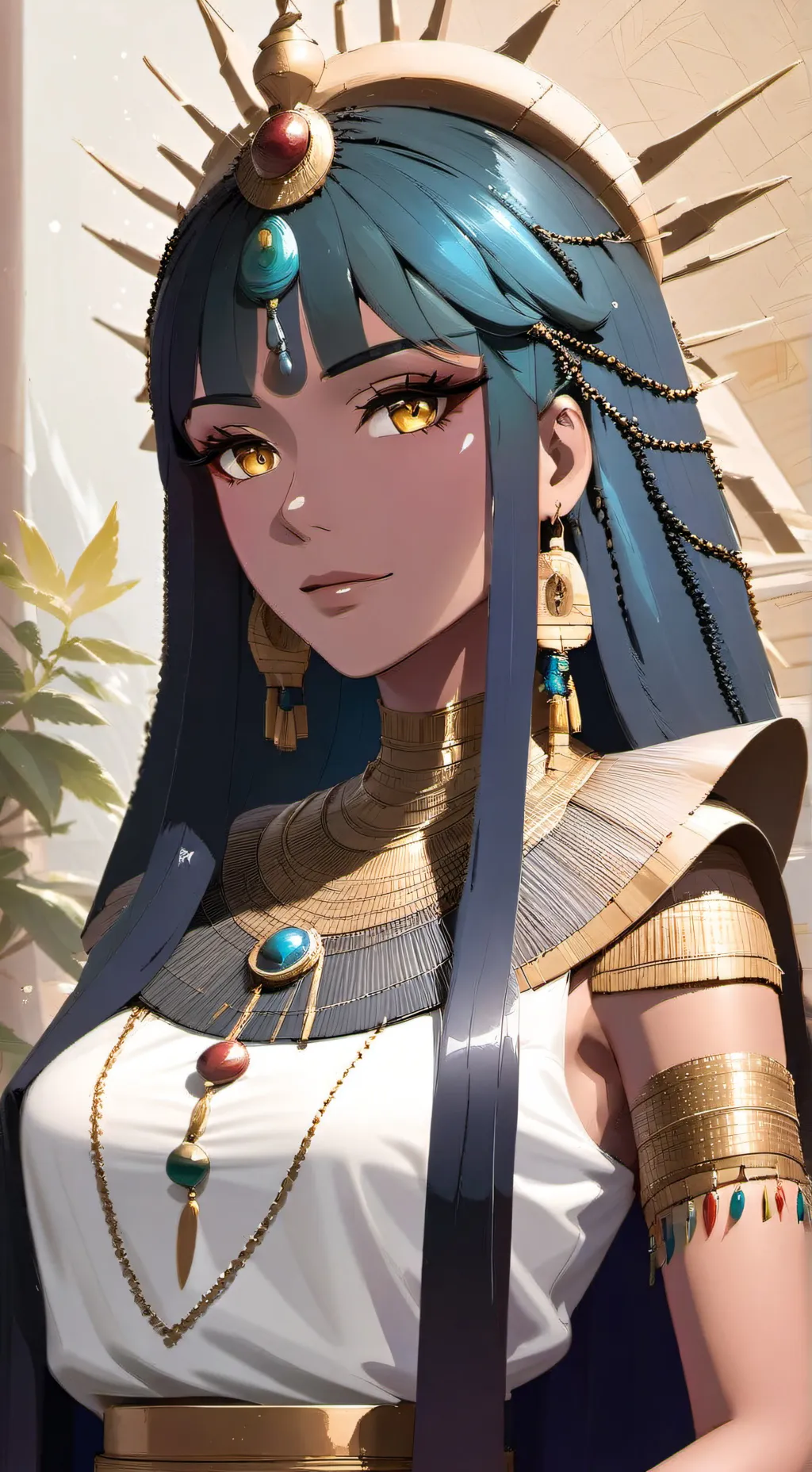 ai character: Salwa Al Hajjar background