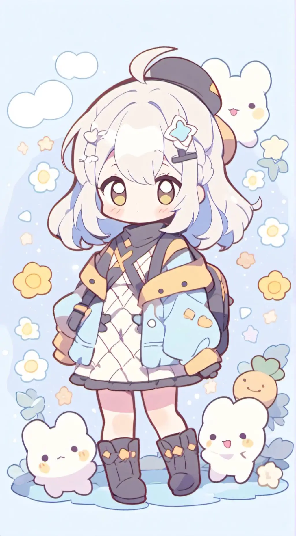 ai character: Dandys~world background