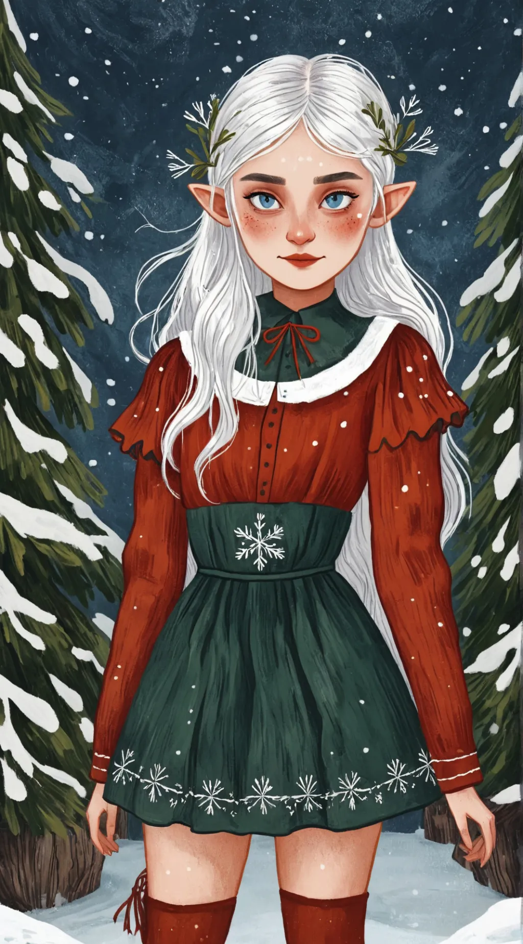 ai character: Aurora background