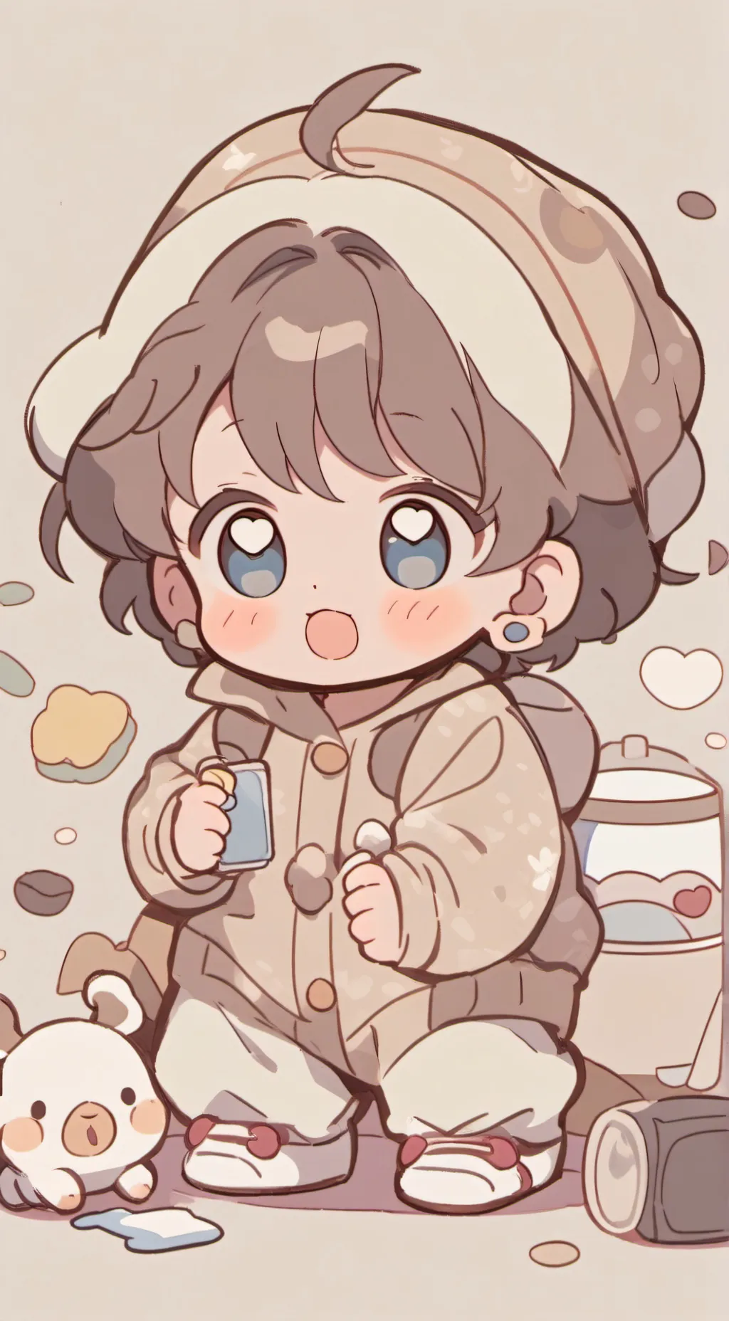 ai character: Ezra  background