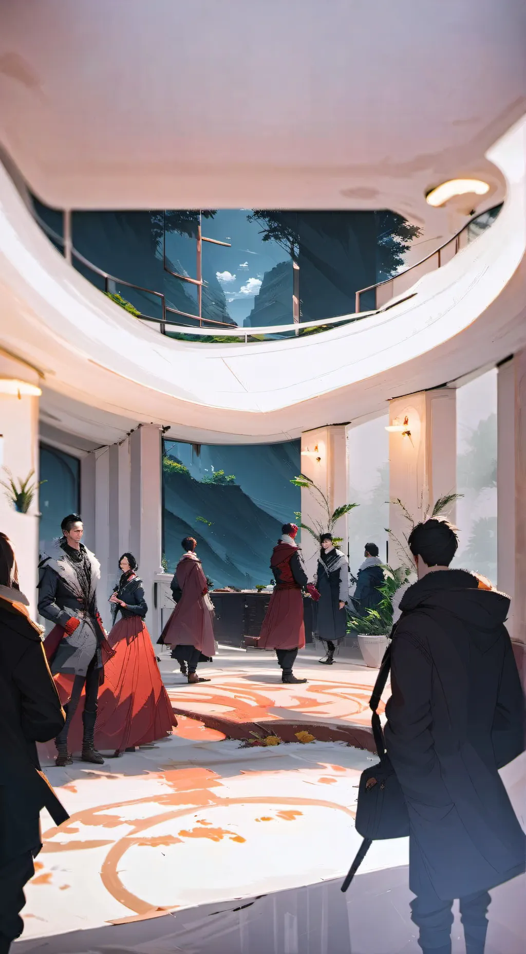 ai character: Eternal monarch  background