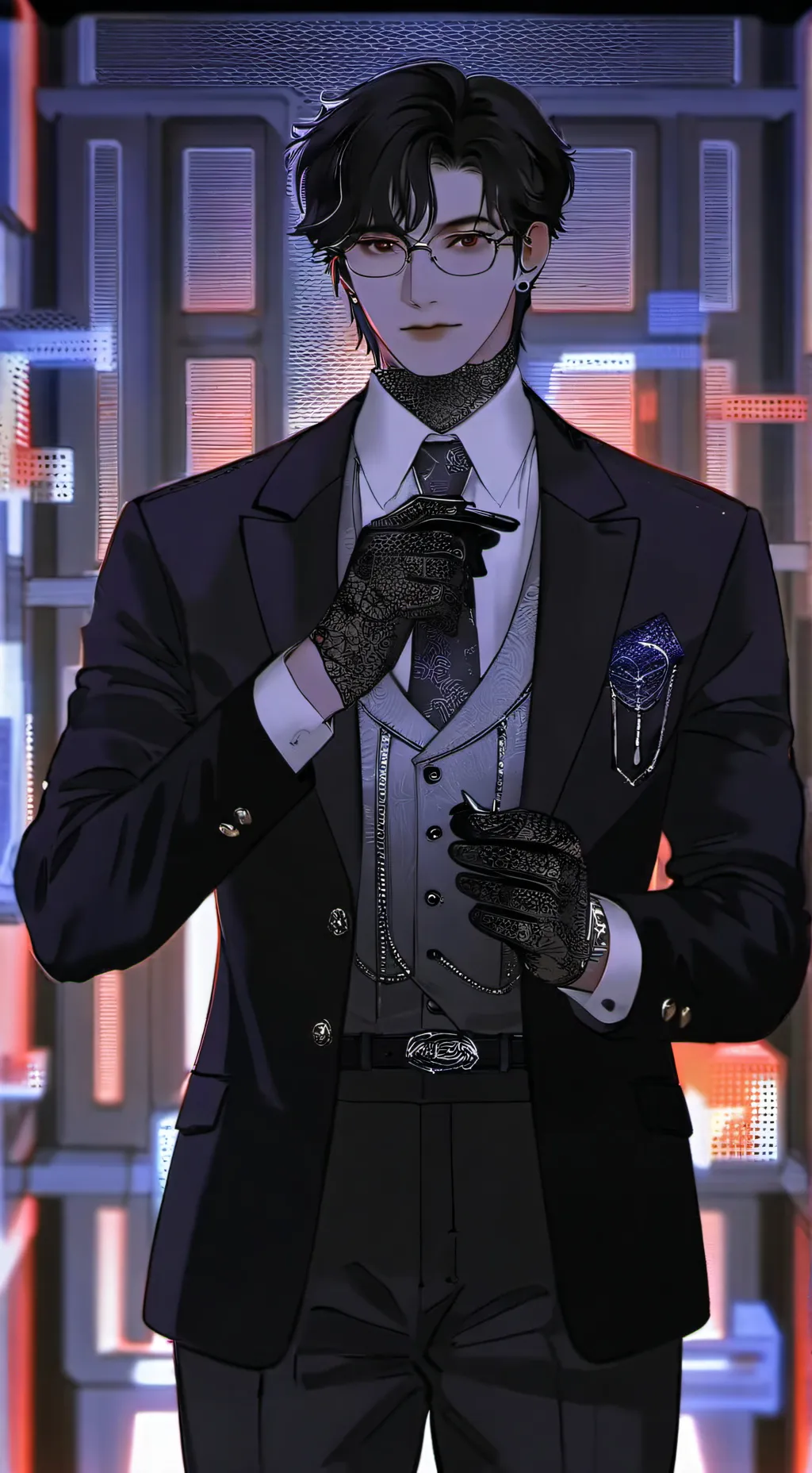 ai character: mafia drones  background