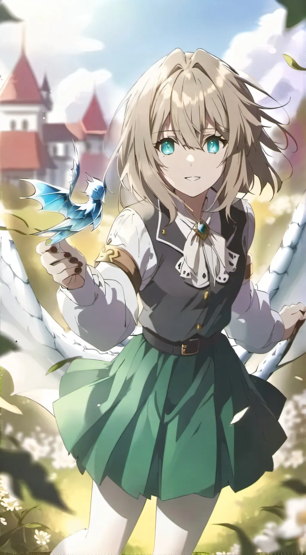 ai character: Dragon World 🌍 background