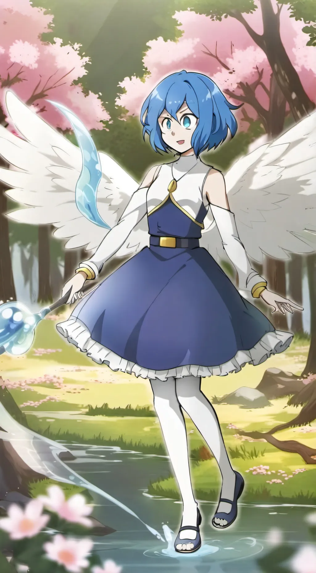 ai character: Lapis lazuli background