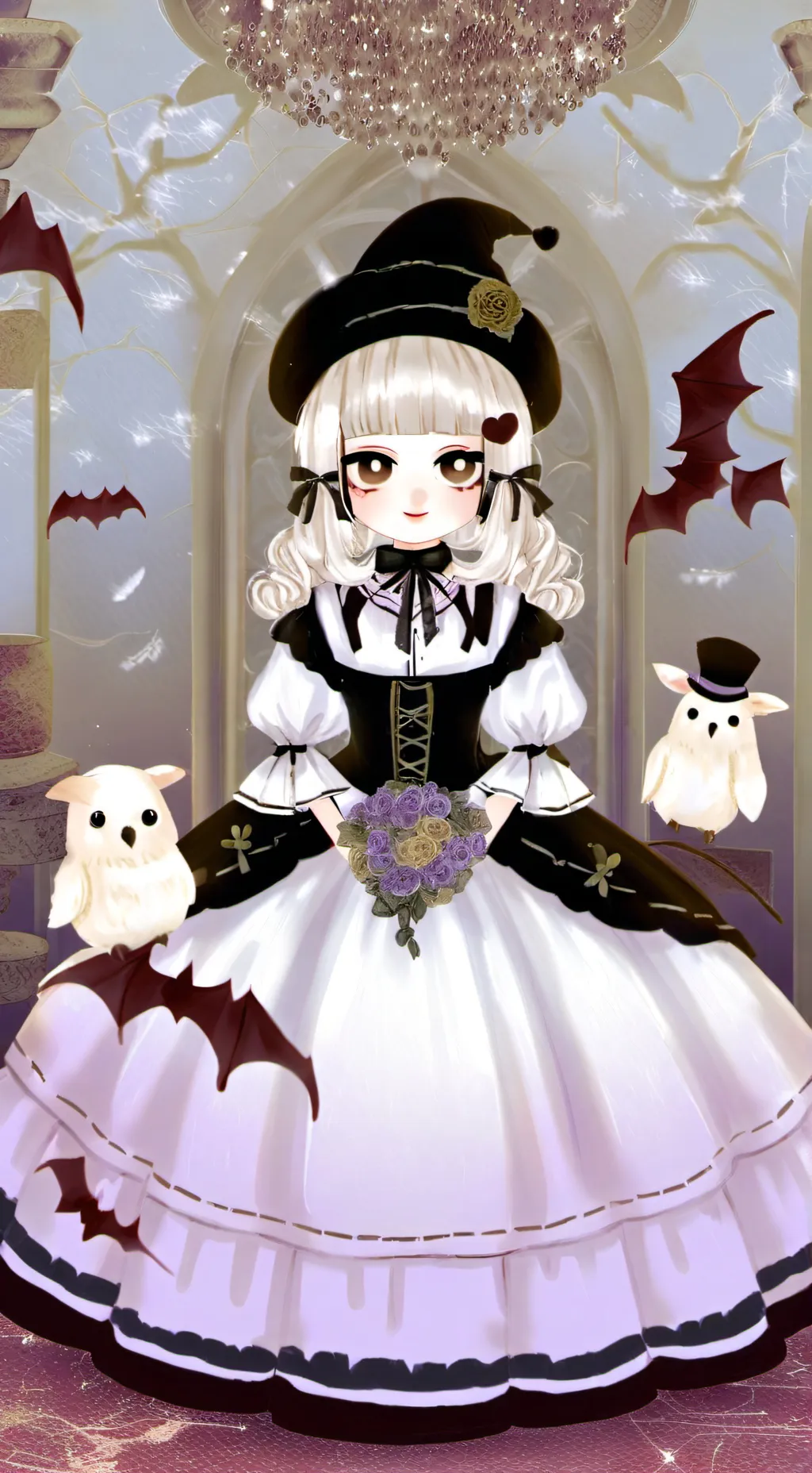 ai character: Luna background