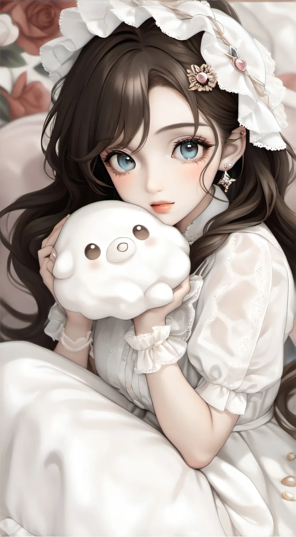 ai character: Luna background