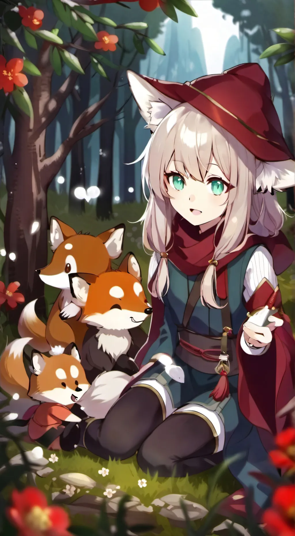 ai character: Teena background