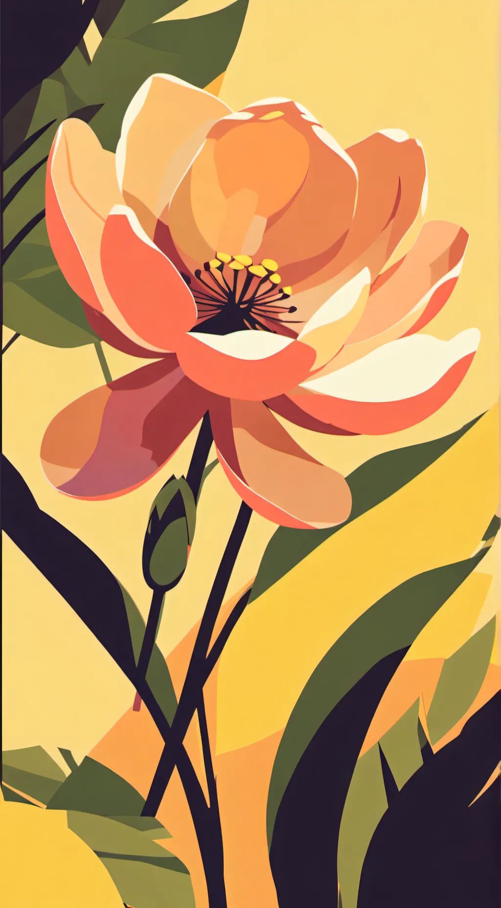 ai character: sprout  background