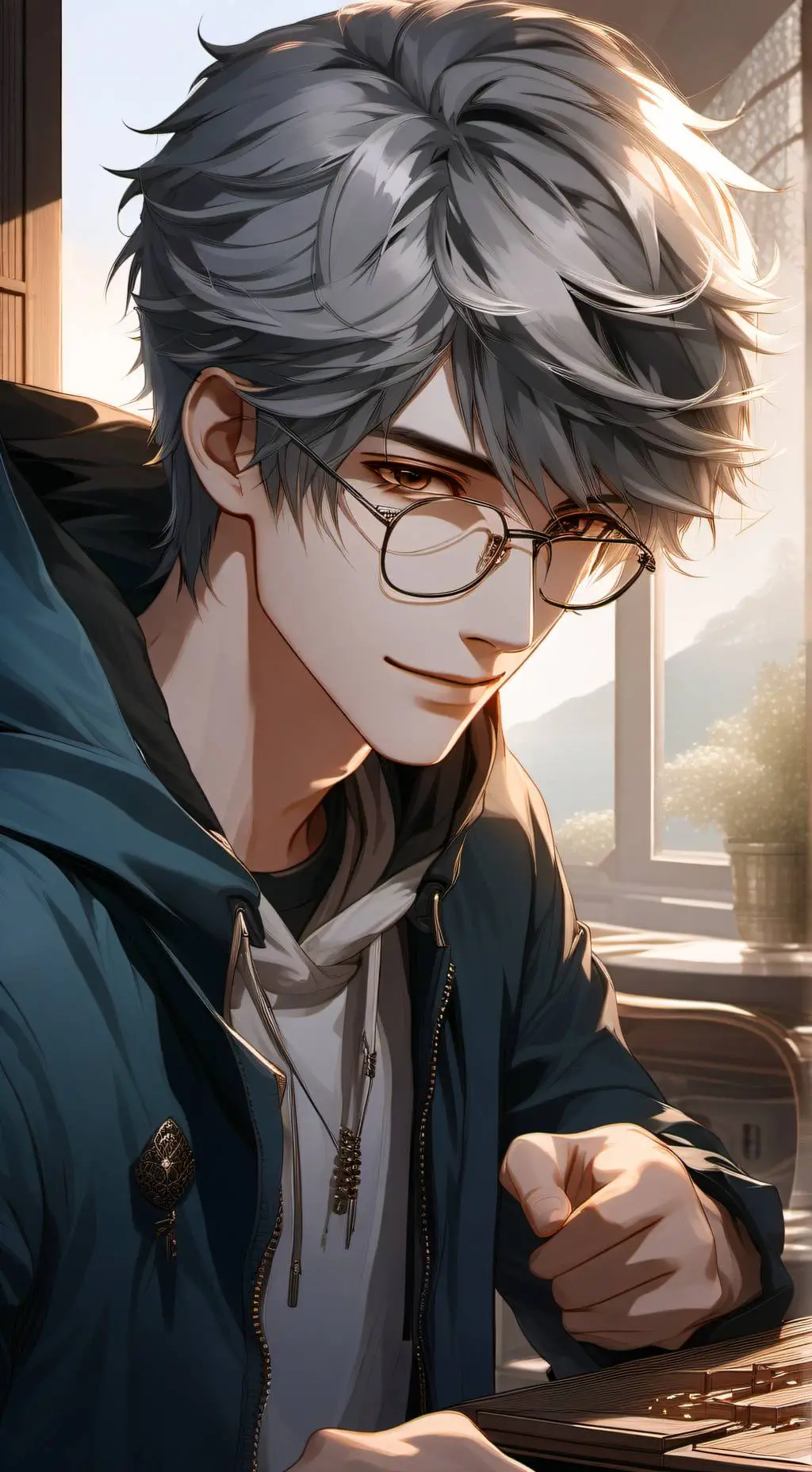 ai character: Alex background