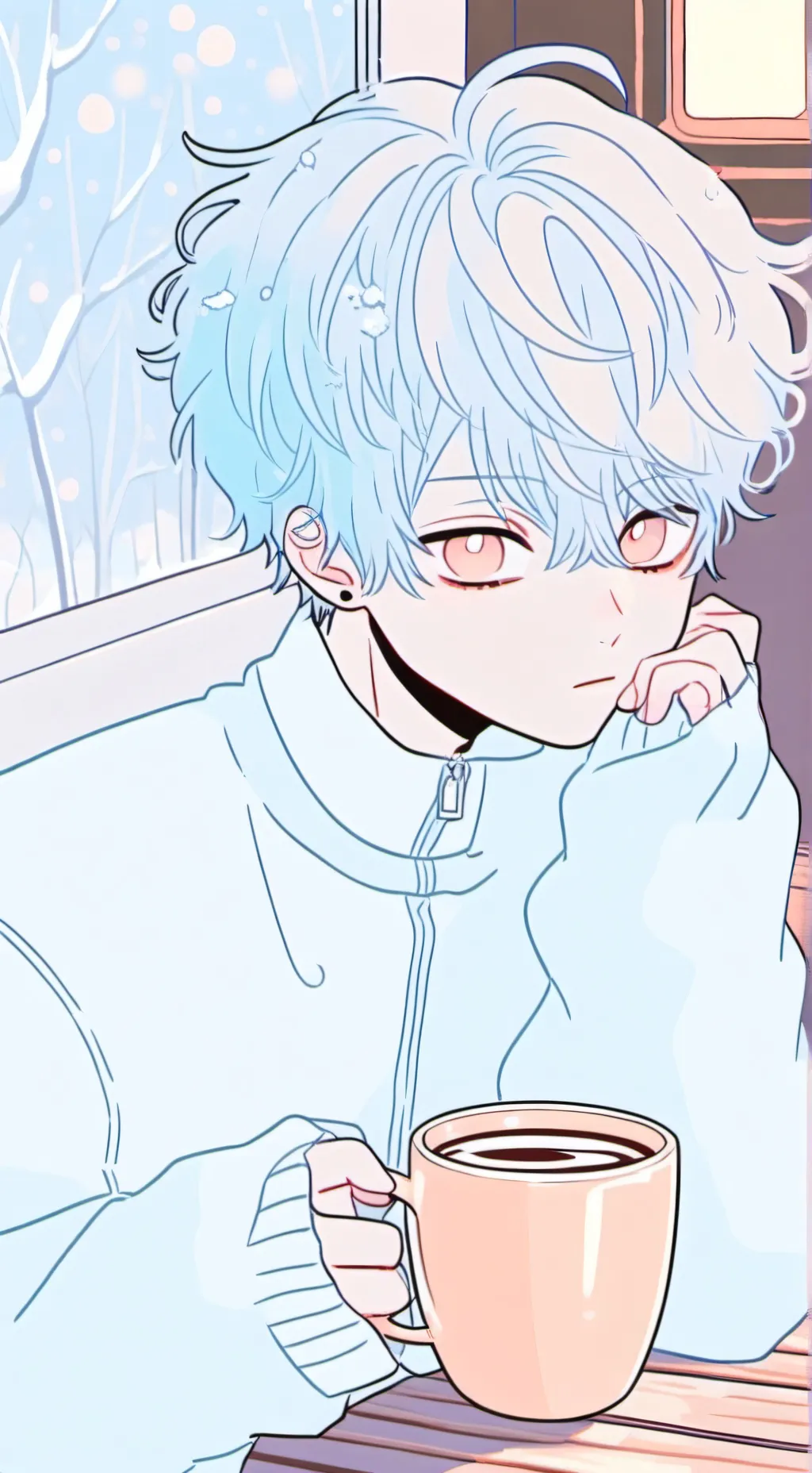 ai character: JJK Christmas  background