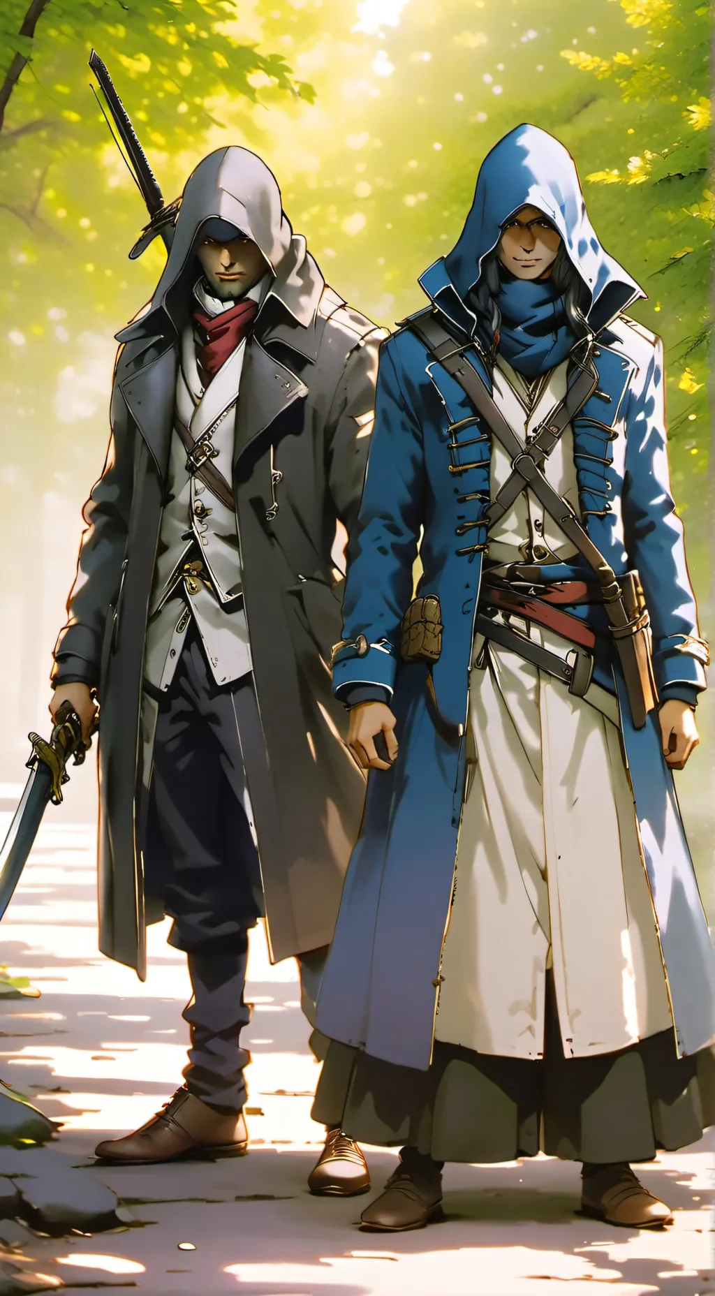 ai character: The luminous cult background