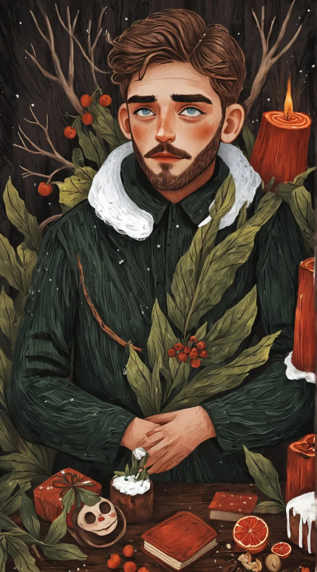 ai character: Santa's son background