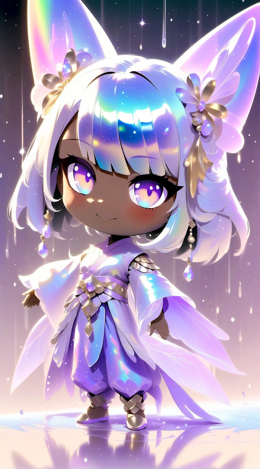 ai character: luna background