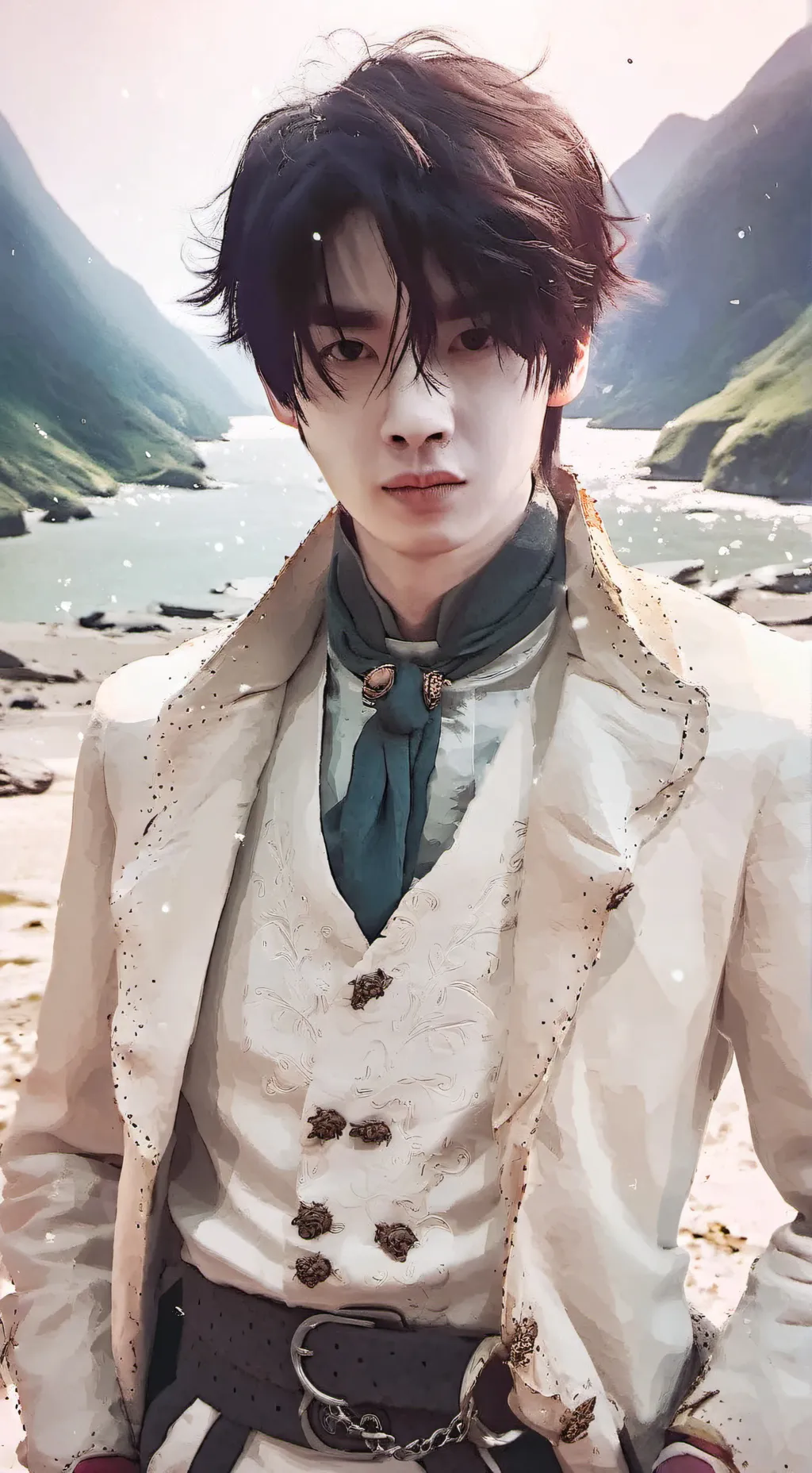 ai character: sunghooon  background